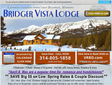 Tablet Screenshot of bozemanvacationrental.com